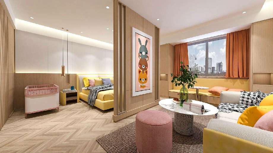 1200平米產(chǎn)后月子護理中心裝修效果圖