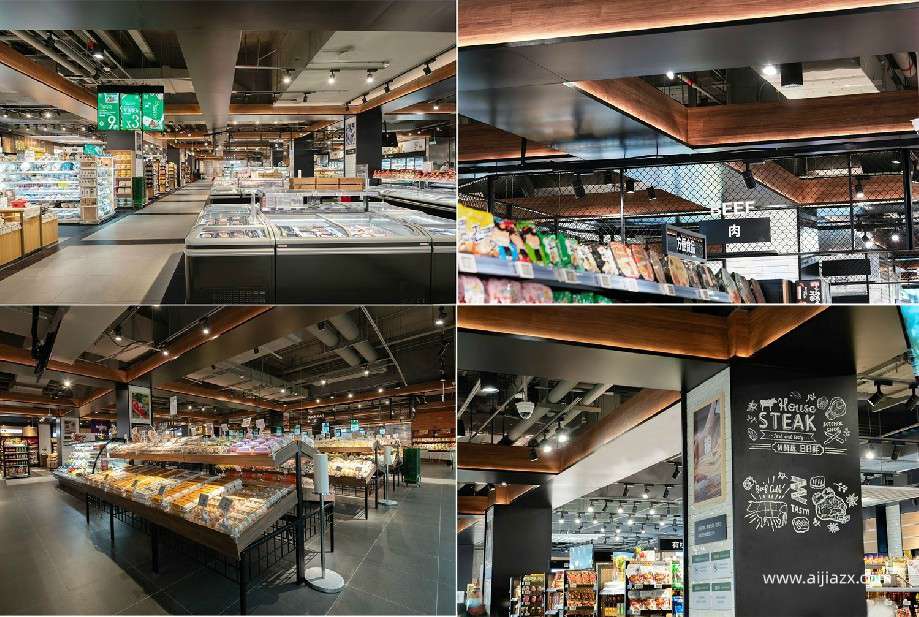 鄭州超市設計案例分享,客流爆棚的超市設計巧思