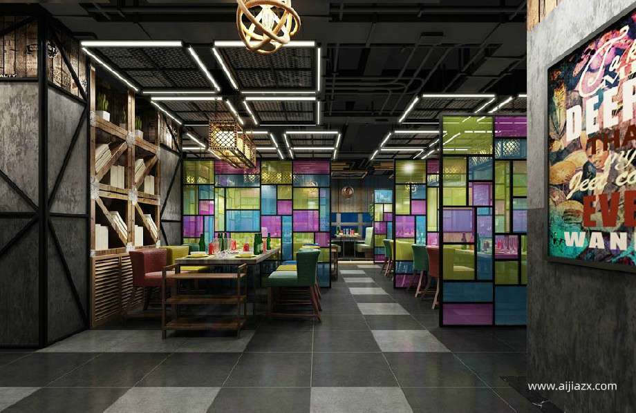 鄭州快餐店裝修設計,快餐店室內設計的重要性