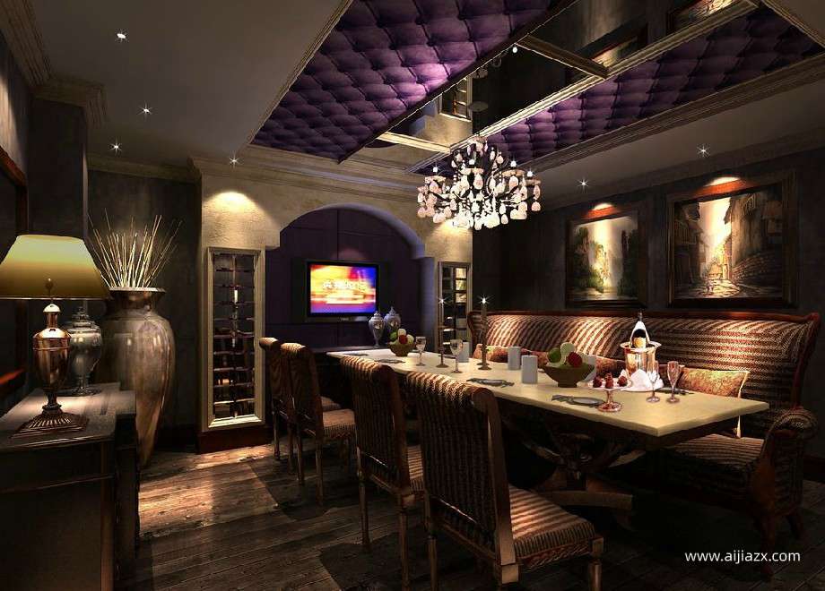 高端時尚咖啡廳設計效果圖 高端時尚咖啡廳設計效果圖