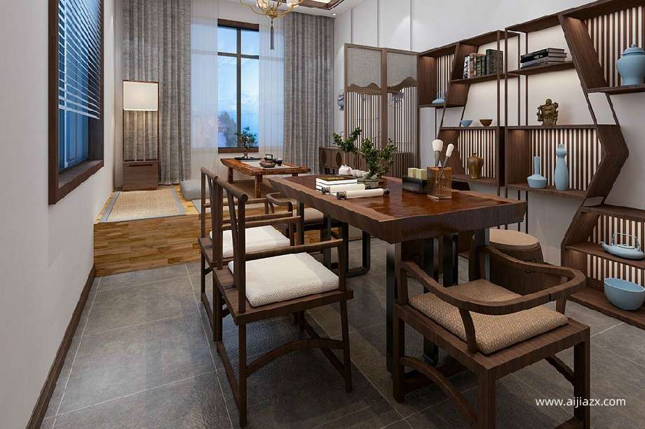 鄭州茶館的裝飾多少錢，小型茶樓裝修效果圖