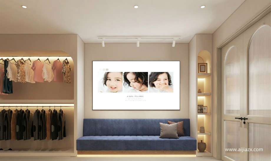 鄭州兒童攝影店設(shè)計(jì)裝修效果圖