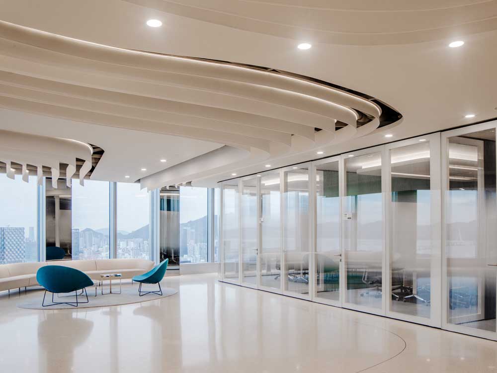 鄭州事務所辦公空間裝修設計，麻繩工作室效果圖