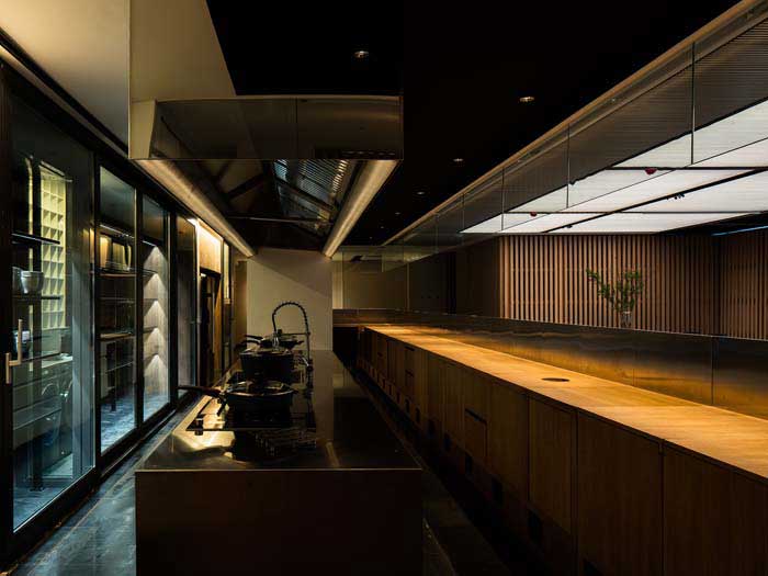 500m2鄭州私房菜餐廳設計效果圖