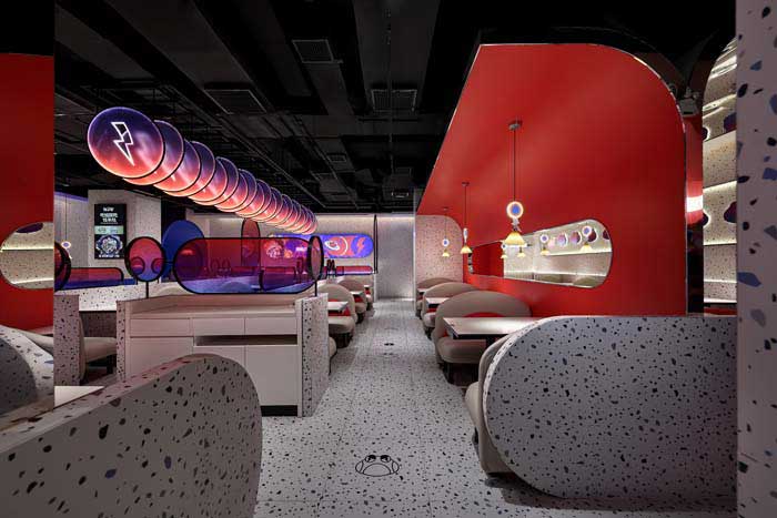 350平米滎陽(yáng)主題餐廳設(shè)計(jì)裝修效果圖