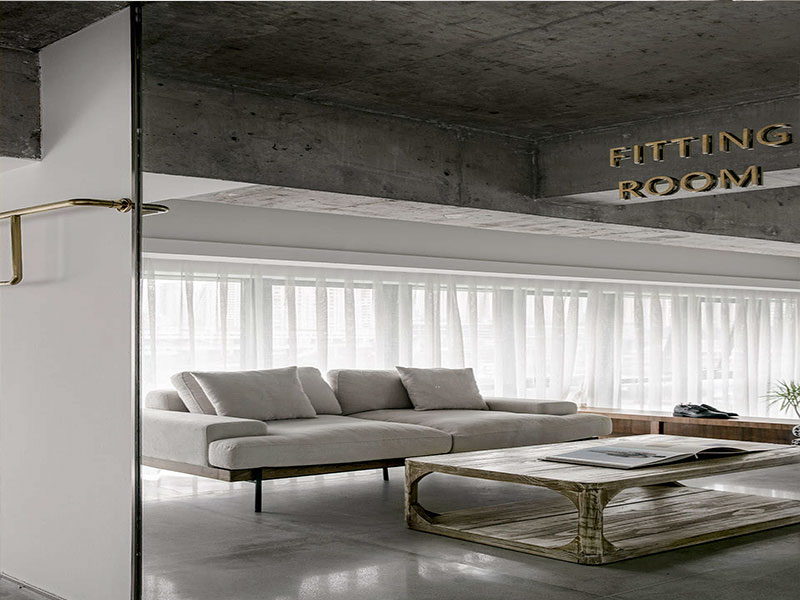 160平米西服定制店裝修設(shè)計效果圖