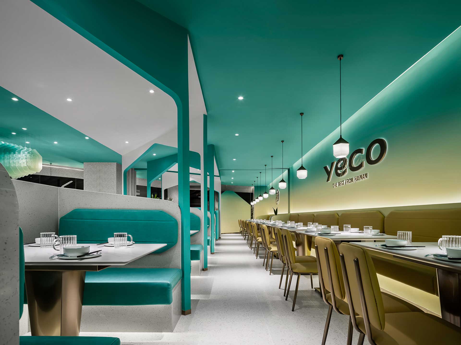 210平米特色餐廳設計裝修效果圖