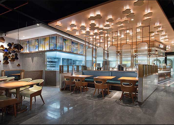 158平米麻辣香鍋店裝修設(shè)計效果圖