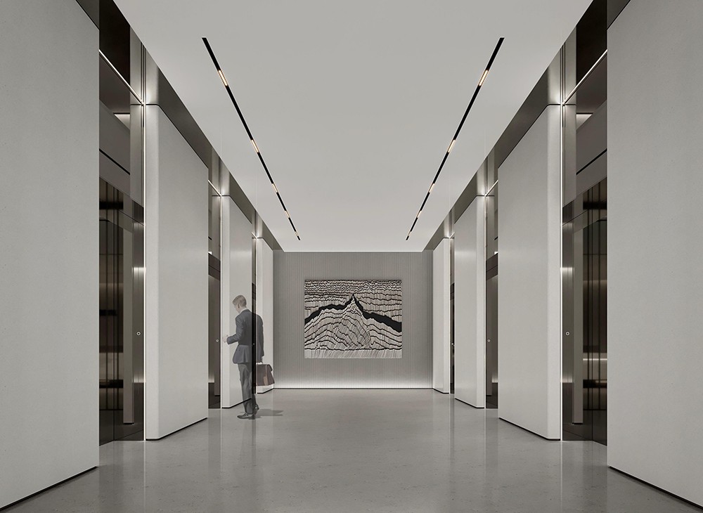 2100平米新鄭企業(yè)辦公樓設計效果圖