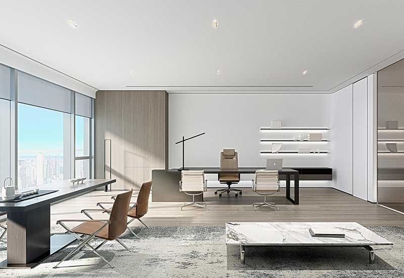 鄭州辦公室裝修設計費是否值得？施工落地效果參考