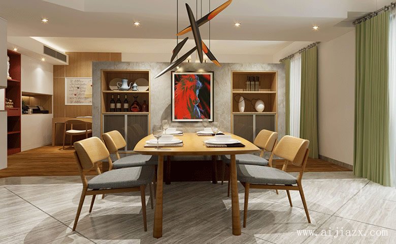 實用的現(xiàn)代風(fēng)格餐廳裝修效果圖