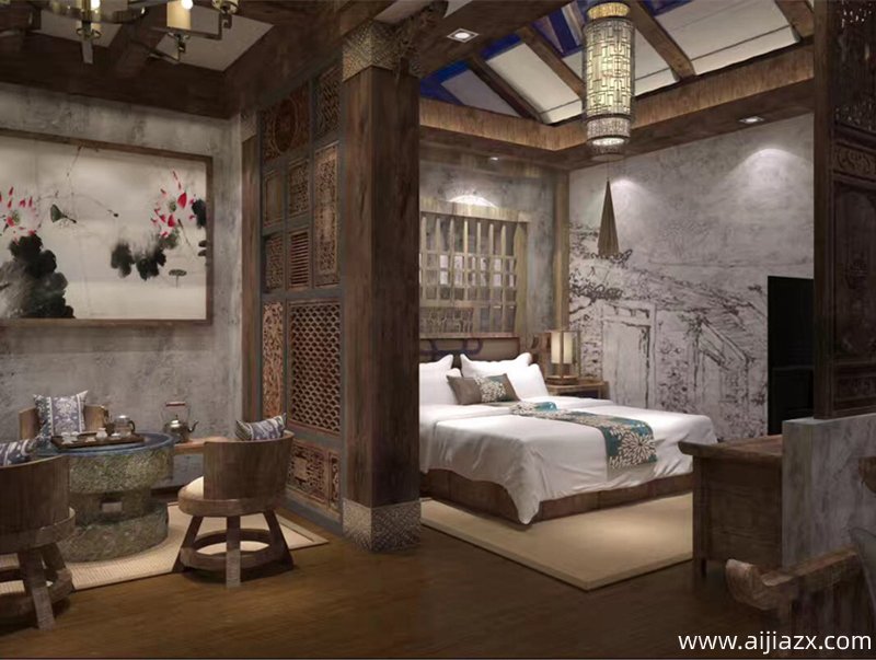 酒店設(shè)計(jì)中花木植物可以為空間增添意境