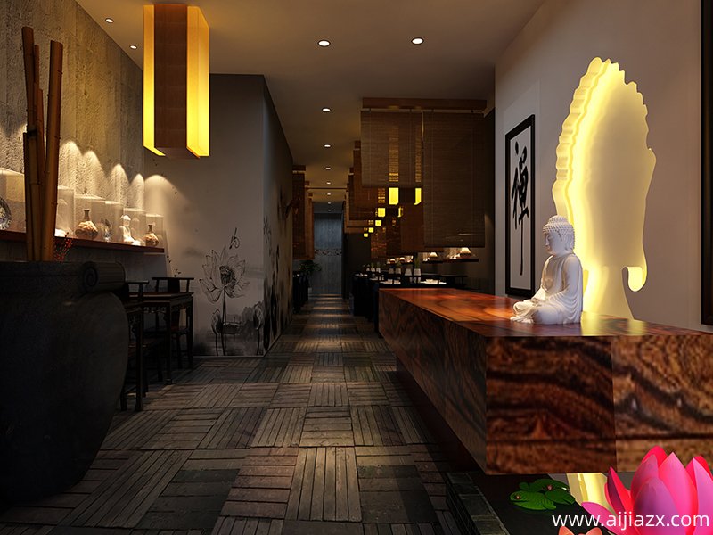 鄭州養生館裝修的顏色搭配